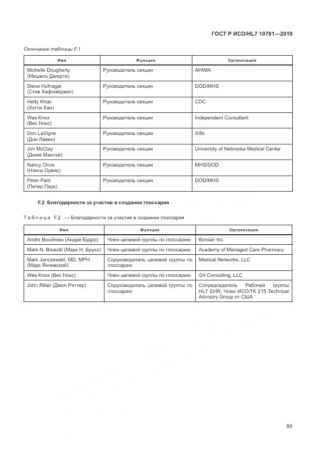 ГОСТ Р ИСО/HL 7 10781-2019, страница 95
